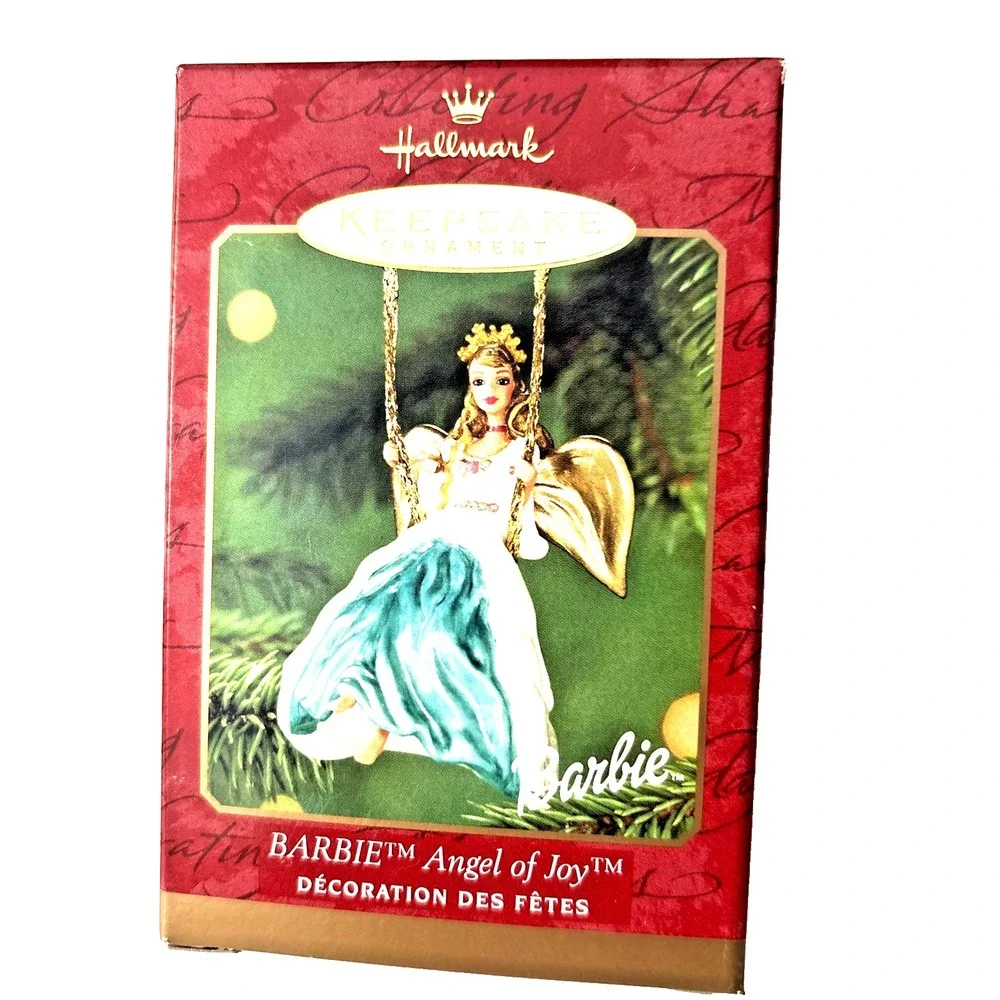 Barbie Angel of Joy Barbie 2000 Hallmark Ornament NIB